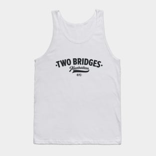 Two Bridges, Manhattan: Urban Exploration Along the East River Tank Top